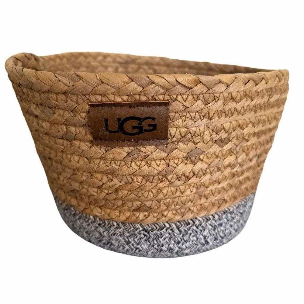 UGG Kateri Colorblock Medium Vanity Bin In Natural/navy